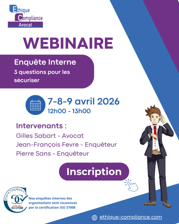 webinaire enquête interne